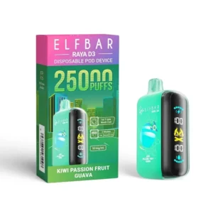 ELFBAR RAYA D3 KIVI PASSION FRUIT GUAVA