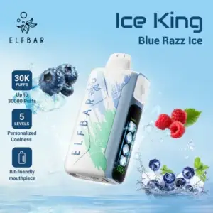 ELFBAR ICE KING 30000 PUFF BLUE RAZZ ICE