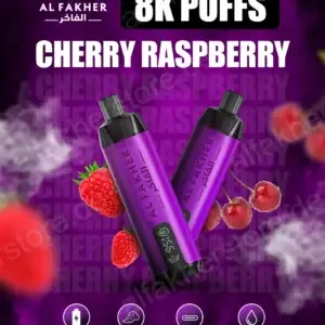 AL FAKHER CROWN BAR 8000 PUFF CHERRY RASPBERRY