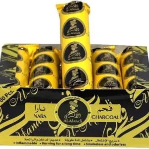 Al Afandi Nara Charcoal Magic Coal Charcoal Pack of 10 (100 COALS)
