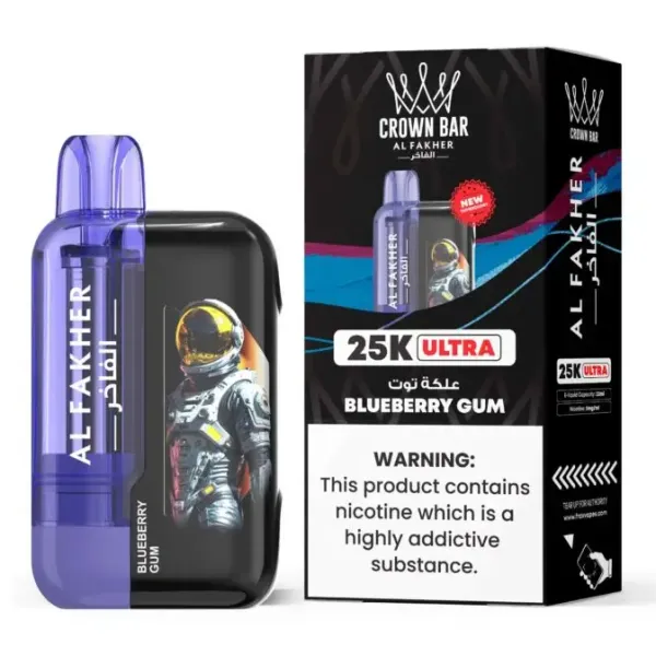 Buy Al Fakher Ultra 25000 Puff Blueberry Gum Vape in India
