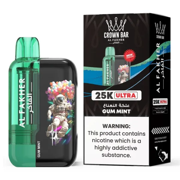 Buy Al Fakher Ultra 25000 Puff Gum Mint Vape in India