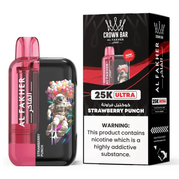Buy Al Fakher Ultra 25000 Puff Strawberry Punch Vape in India
