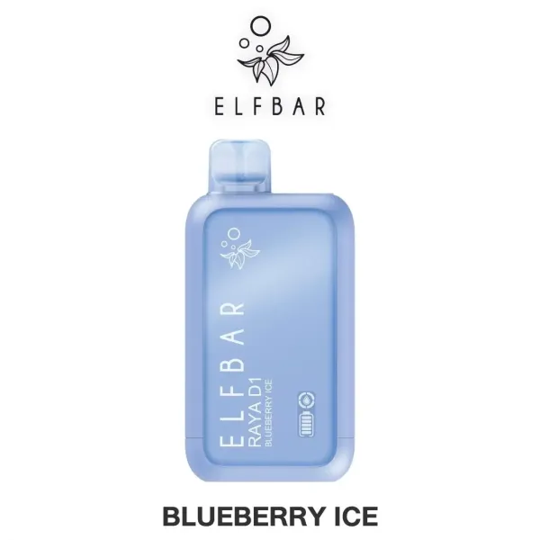 Buy Elf Bar Raya D1 13000 Puff Blueberry Ice Online in India – Al Alizeh Vapes