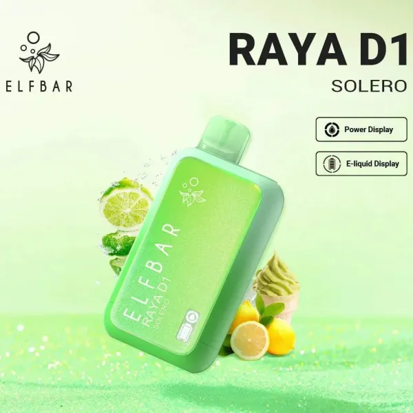 Buy Elf Bar Raya D1 13000 Puff Solero Online in India – Al Alizeh Vapes