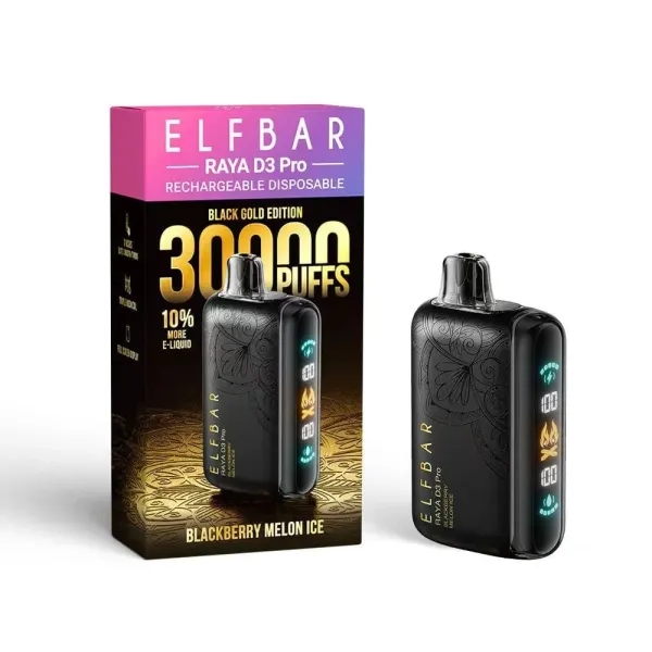 Buy Elf Bar Raya D3 Pro 30000 Puff Blackberry Melon Ice Online in India – Al Alizeh Vapes