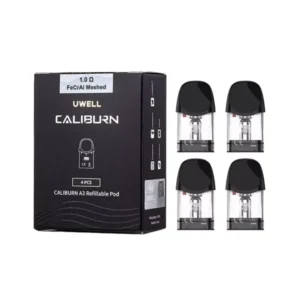 Buy authentic Uwell Caliburn A3 and A3S replacement pods online in India at Al Alizeh