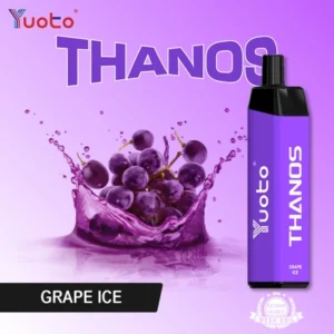 Buy Yuoto Thanos 5000 Puffs Grape Ice vape in India