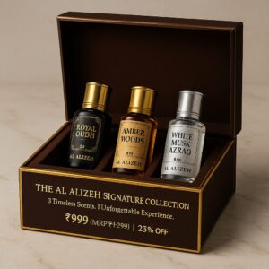 Al Alizeh Signature Collection – premium timeless Arabic scents for men and women in India
