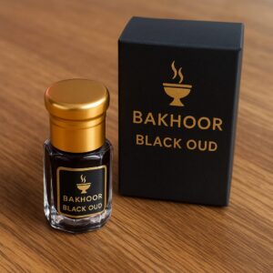 Bakhoor Black Oud Attar 12ml by Al Alizeh – strong long lasting alcohol free Arabic attar for men and women in India